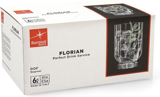 Glazenset Bormioli Rocco Florian Transparant 6 Stuks Glas 375 ml
