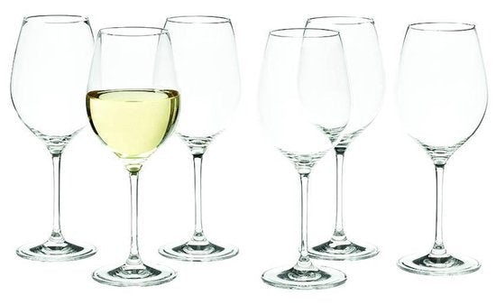 Salt&Pepper Cuvee witte Wijnglas groot - 6 stuks