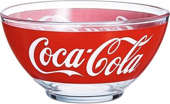 Coca Cola Kommetjes - Glas - Ø 13 cm - 6 stuks - Tapas - Ontbijtkom - Hapjes/snacks serveren