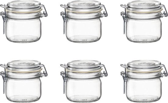 Rocco Bormioli Weckpot Fido 12,5 cl 6 stuk(s)