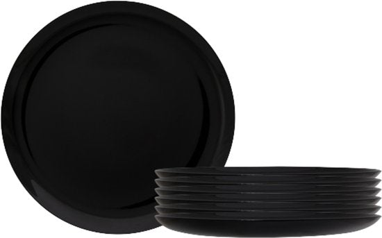 Grote Zwarte Pizzaborden - 6 stuks - 32 cm