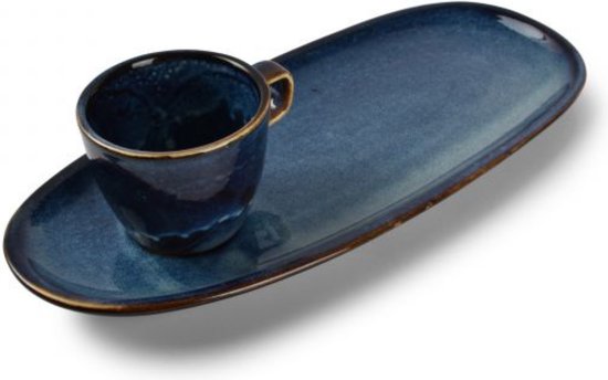 F2D blue Nova schotel universeel - 35x15cm - 2 stuks