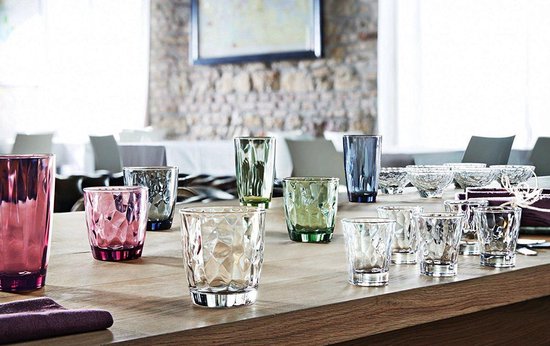 Bormioli Rocco Diamond Tumbler - 30 cl - Paars - 6 stuks