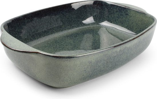 Salt&Pepper - Ovenschaal - 39/33x25,5xH8,5cm - groen/blauw - Meridian