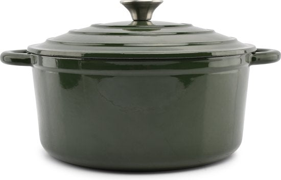 Salt & Pepper Kookpot 26cm gietijzer groen Ferno
