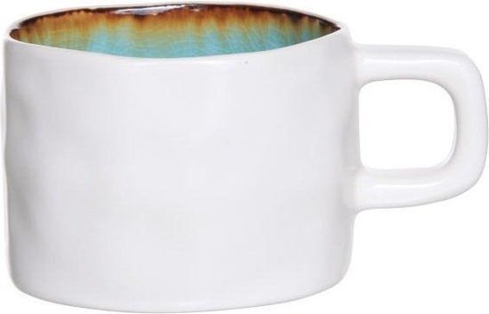 Cosy&Trendy Laguna Kop - Ø 8,5 cm- 23 cl - Blauw - Set-4