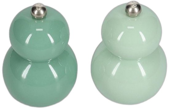 ONA Betty Green peper- en zoutmolenset, 2 stuks.