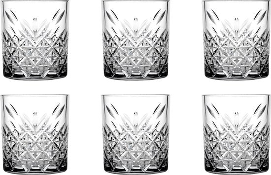 Pasabahce Timeless Tumblerglazen - 355ml - 9,6cm - Transparant - 6 stuks