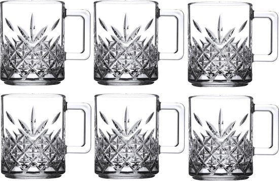 Pasabahce - Theeglas Timeless 25 cl - Hardglas Transparant 6 stuk(s)