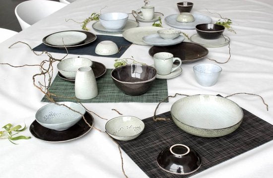 Salt&Pepper - Plat bord - 26,5cm - groen - Artisan - set/4