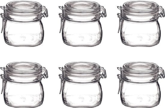 Bormioli Rocco Fido Weckpot - 50cl - 10cm - 6 stuks
