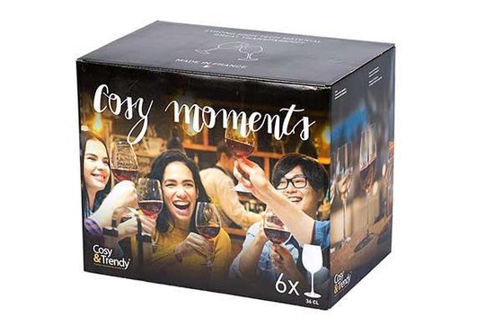 Cosy&Trendy Cosy Moments Wijnglas - 36 cl - Set-6