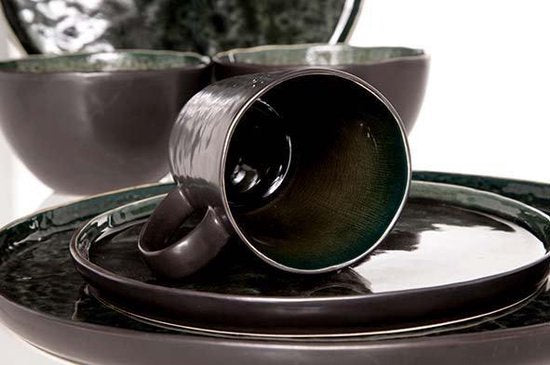Cosy&Trendy Laguna Schotel - Ø 15 cm - Groen - Set-6