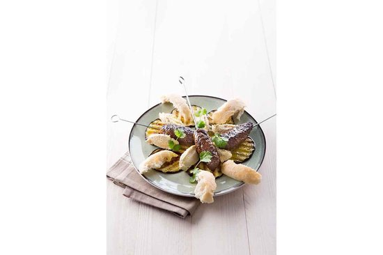 Cosy & Trendy Fez Green Plat Bord - Ø 28 cm - Set-4