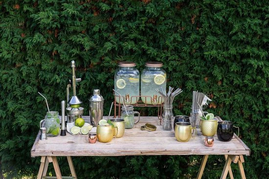 Cosy&Trendy Sapdispenser set op standaard - 2x 3,5 liter