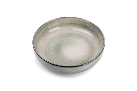 Salt & Pepper Diep bord Pastabord 22,5xH6cm groen/blauw Meridian (set van 2 stuks)