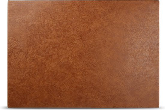 BonBistro Placemat lederlook 43x30 cm - bruin