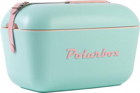 Polarbox Koelbox met Schouderband - Pastelgroen - 20 Liter - 45x30x(H)27cm