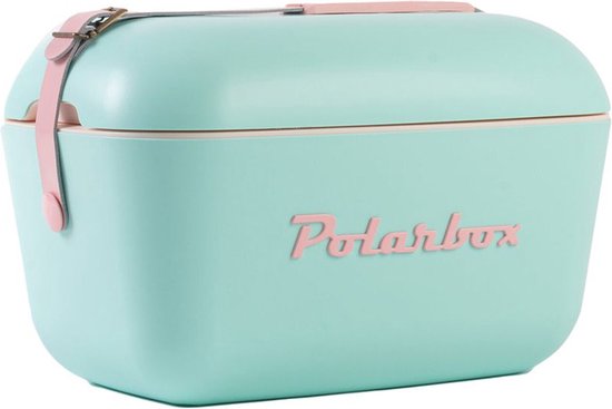 Polarbox - Koelbox - met Schouderband - Pastelgroen - 12 Liter - 40x26x(H)23cm