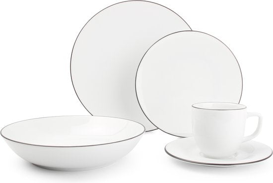 Servies 20-delig wit Puro 2