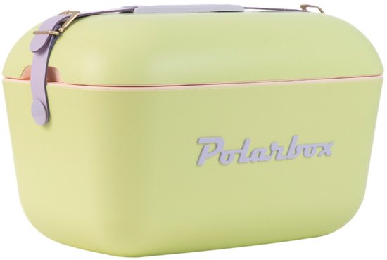 Polarbox Koelbox met Schouderband - Lime Lilac - 12 Liter