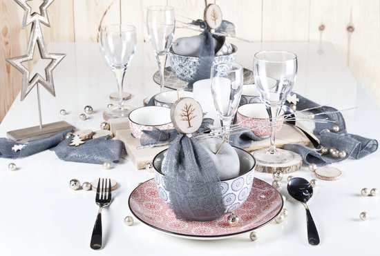Cosy&Trendy Delirio ontbijtbord - Ø 19 cm - Set-6