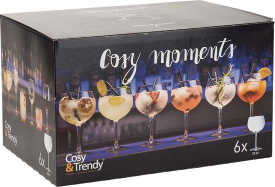 Cosy&Trendy Cosy Moments Cocktail Glazen - 70 cl - 6 stuks