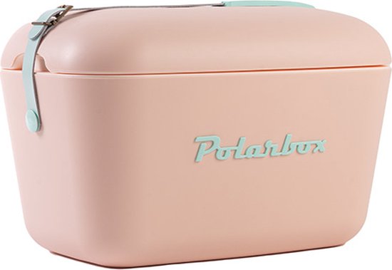 Polarbox - Koelbox - met Schouderband - Lichtroze - 12 Liter - 40x26x(H)23cm