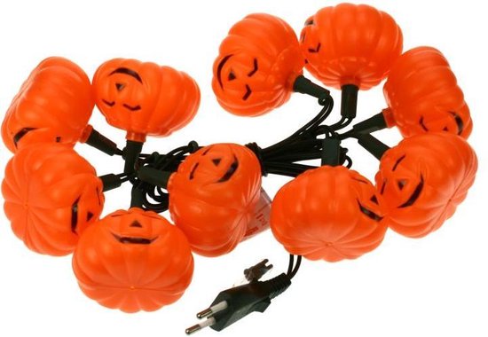 Halloweenverlichting Pompoen 10led Wwexcl 3 Aa Batterijen