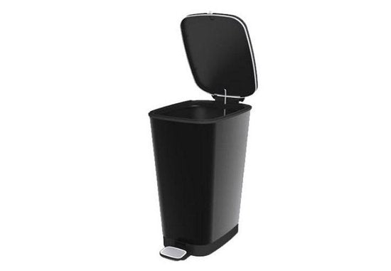 Kis Chic Bin Pedaalemmer - 50L - Zwart - Maat L - 29 x 60,5 x 44,5 cm