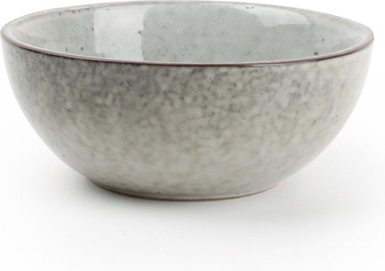 Salt&Pepper Artisan Kom - 11 cm - groen met lijnen - 1 stuk