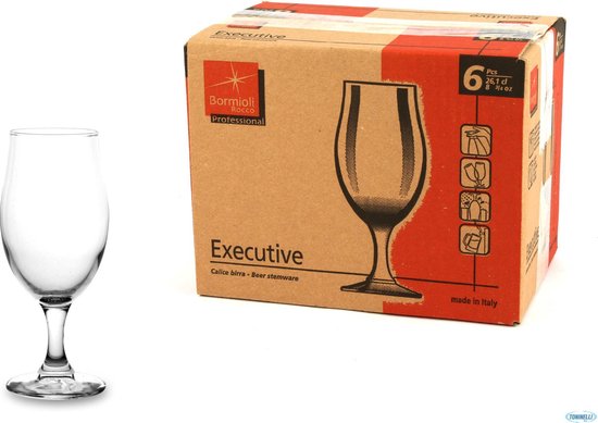 Bormioli Rocco Executive Bierglas - 25 cl - Set-6