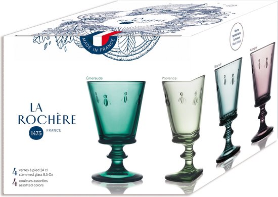 La Rochére Abeille -  Water/Wijnglas - 24CL - Set van 4