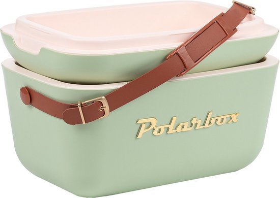 Polarbox - Koelbox - met Schouderband - Olijf Goud - 20 Liter - 45x30x(H)28cm