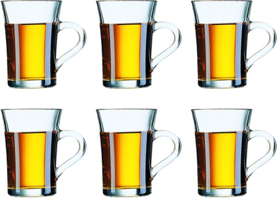 Arcoroc The Theeglas - 230ml - Gehard glas - 6 stuks
