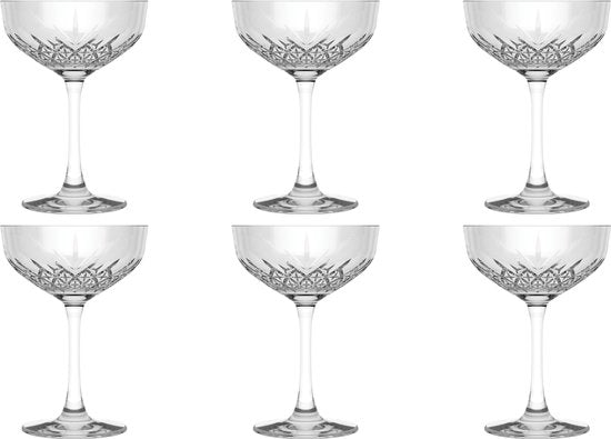 Pasabahce Champagnecoupe Timeless 27 cl - Transparant 6 stuk(s)