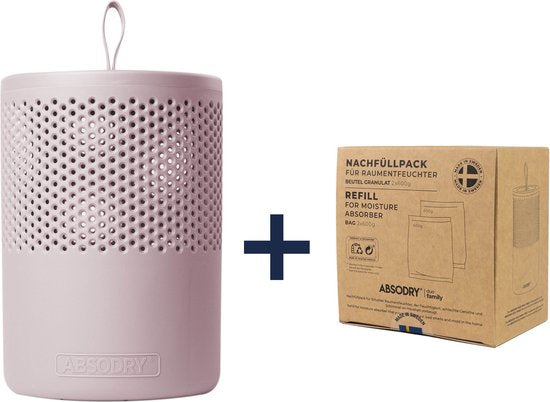 Absodry - Duo Family Bag - Pink + Navulling - Voordeelbundel