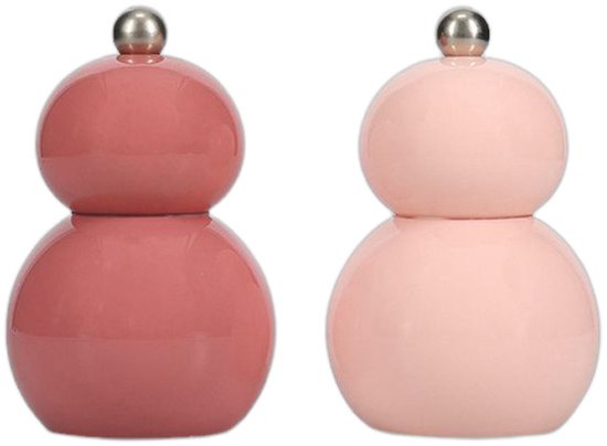 ONA Betty Pink peper- en zoutmolenset, 2 stuks.