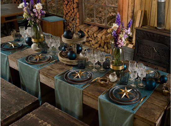 Cosy & Trendy Serviesset Quintana Blue 18-Delig