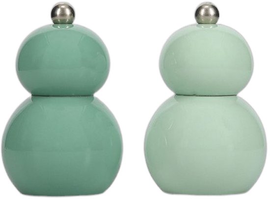 ONA Betty Green peper- en zoutmolenset, 2 stuks.