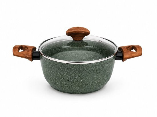 TVS Natura, kookpan 20 cm, braadslede 35x27 cm, gerecycled aluminium en antiaanbaklaag