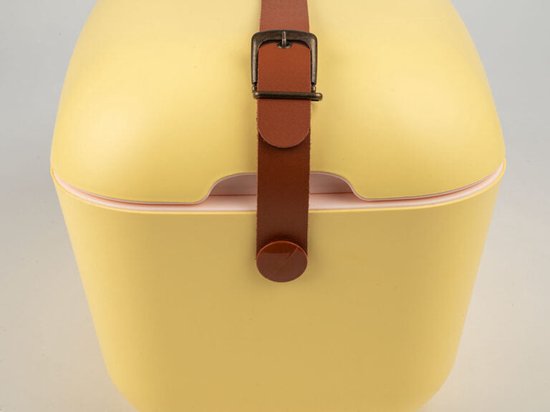 Polarbox Retro Koelbox - Geel – 20 Liter Inhoud – Duurzaam Geproduceerd