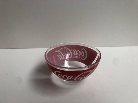 Coca Cola Kommetjes - Glas - Ø 13 cm - 6 stuks - Tapas - Ontbijtkom - Hapjes/snacks serveren