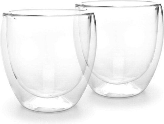 ONA Kop 26cl dubbelwandig glas Vienna - set/2