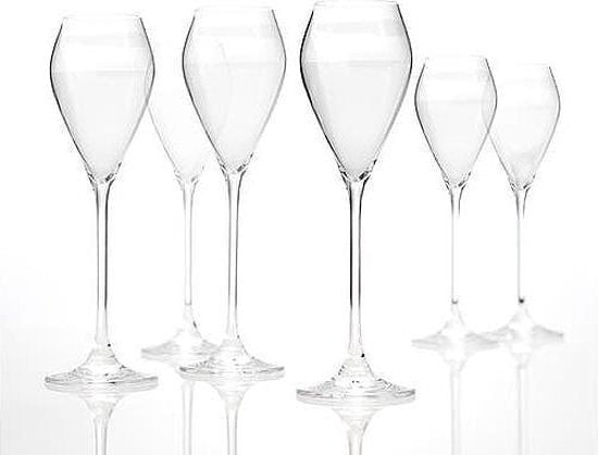 S&P CUVEE prosecco/champagneglas - 23 cl - 6 Stuks