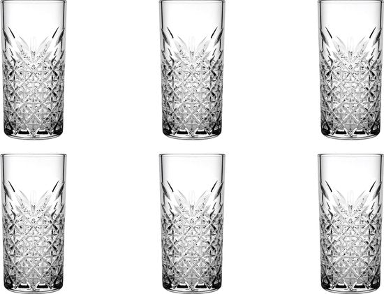 Pasabahce Timeless Longdrink - 45 cl - 6 stuks - Transparant