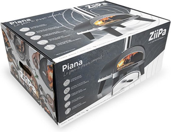 ZiiPa Pizza oven - 40 x 73- 72,5cm - antraciet