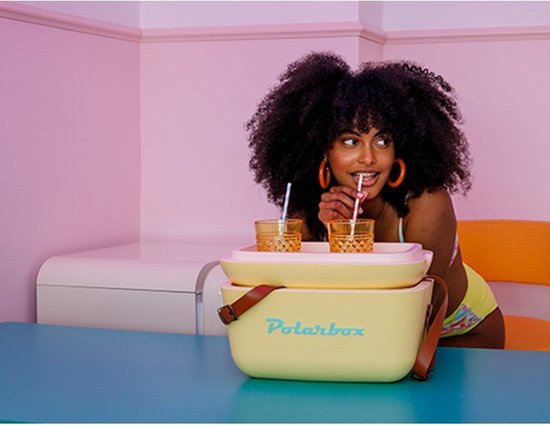 Polarbox - Koelbox - met Schouderband - Geel - 12 Liter - 40x26x(H)23cm