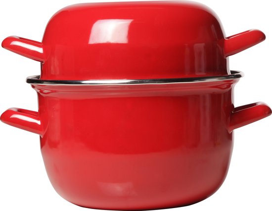Cosy & Trendy Mosselpan - 2.8 Liter - Ø 18 cm - Rood