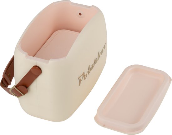 Polarbox Coolerbag 6L met 2 Lunchboxen - 34x19x26cm - Cream-Gold